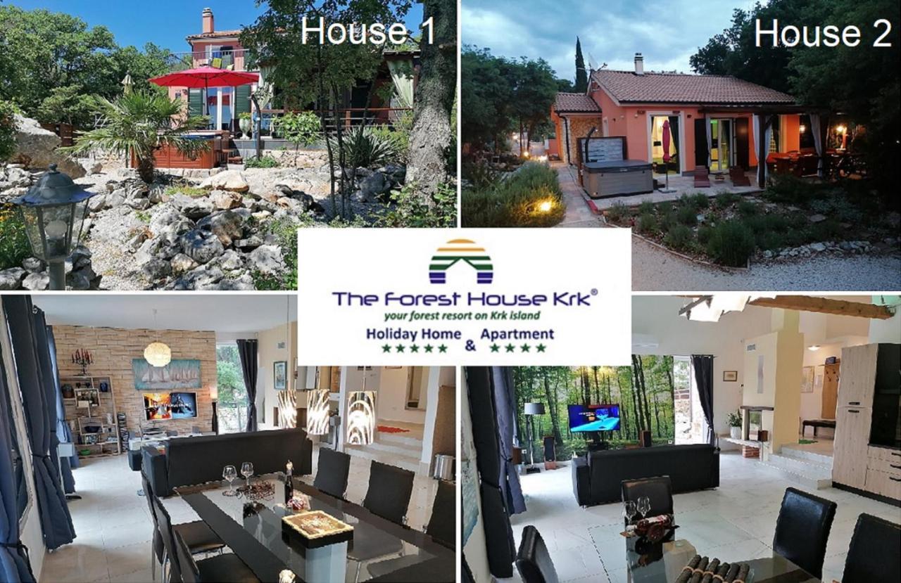 The Forest House Krk 2 Kras エクステリア 写真