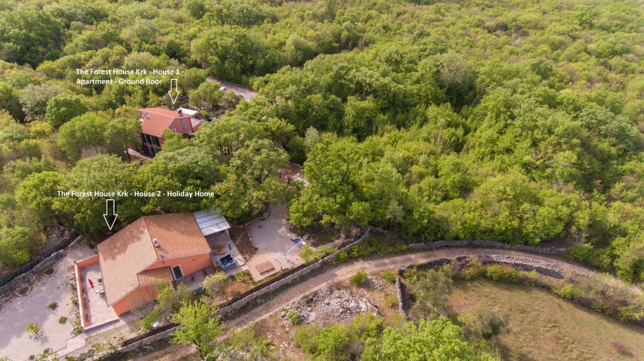 The Forest House Krk 2 Kras エクステリア 写真